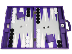 Set da 48 x 64 cm Premium Backgammon - Viola