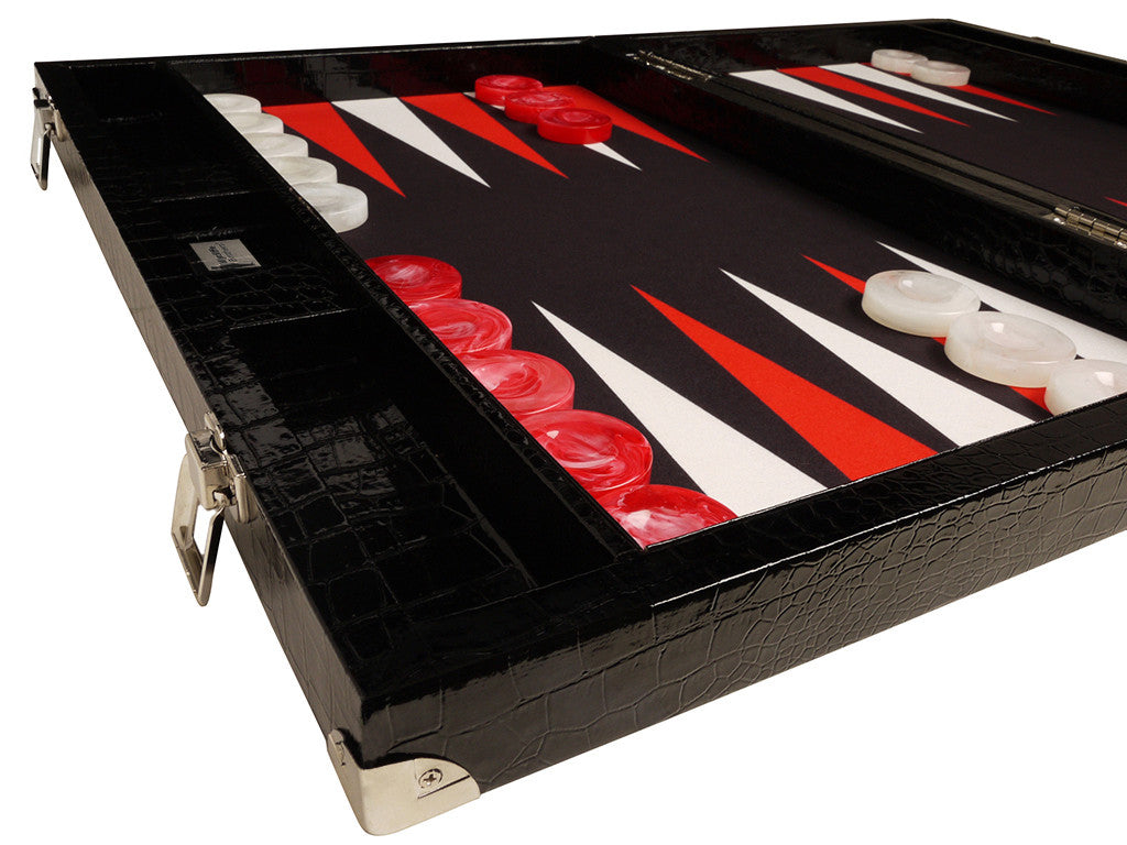 FSWWSF Backgammon, Set da viaggio in legno con custodia in pelle di alta qualità, Portatile, 2 giocatori, Età: 8+, Per tutte le età FSWWSF Backgammon, Set da viaggio in legno con custodia in pelle di alta qualità, Portatile, 2 giocatori, Età: 8+, Per tutte le età