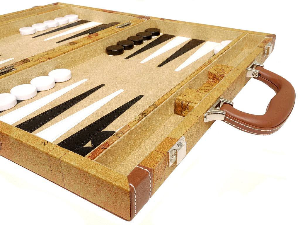 
                  
                    15-inch Map Backgammon Set - Brown Board - EUR - American-Wholesaler Inc.
                  
                