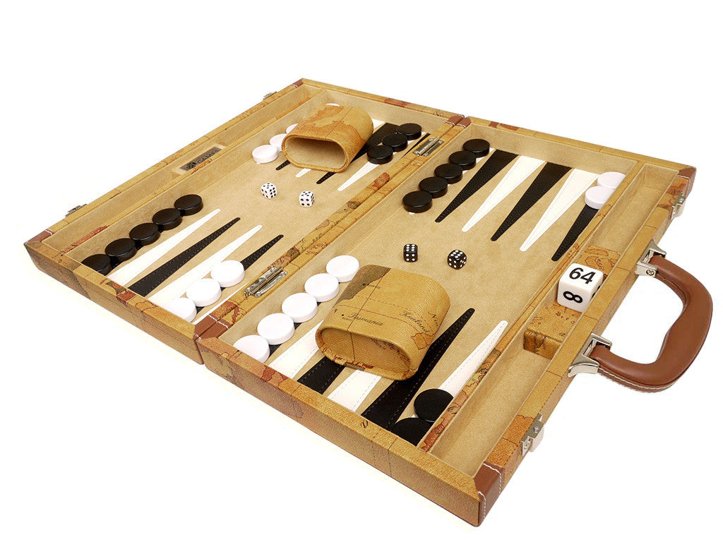 
                  
                    15-inch Map Backgammon Set - Brown Board - EUR - American-Wholesaler Inc.
                  
                