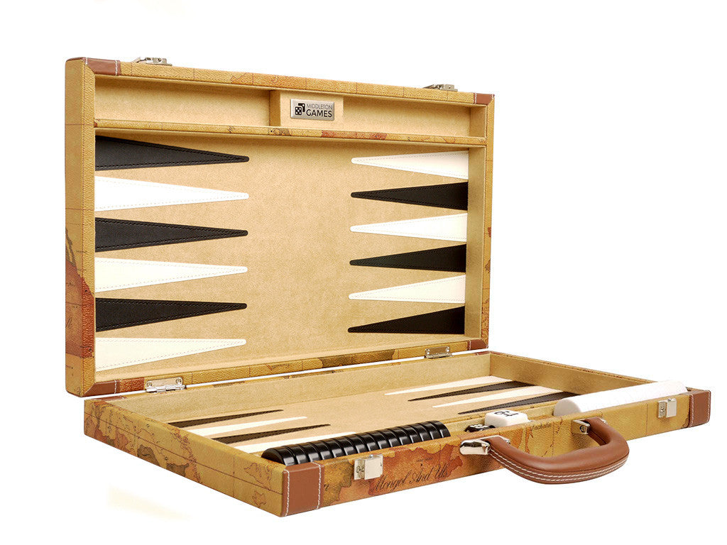 
                  
                    18-inch Map Backgammon Set - Brown Board - American-Wholesaler Inc.
                  
                
