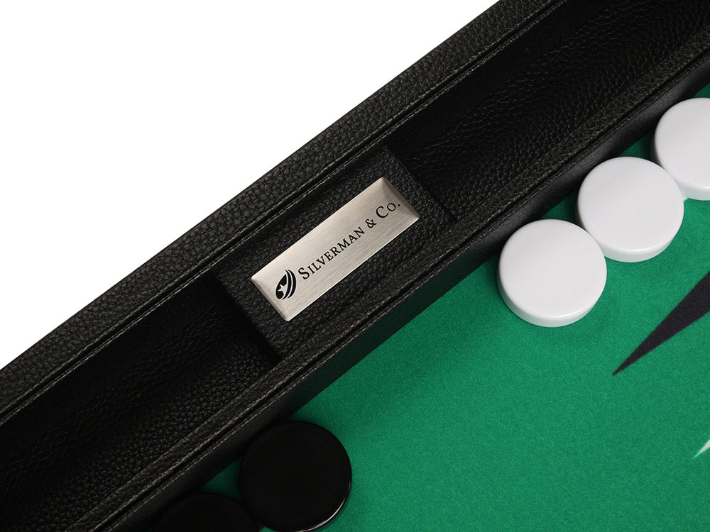 
                  
                    16-inch Premium Backgammon Set - Black Board with White and Black Points - American-Wholesaler Inc.
                  
                