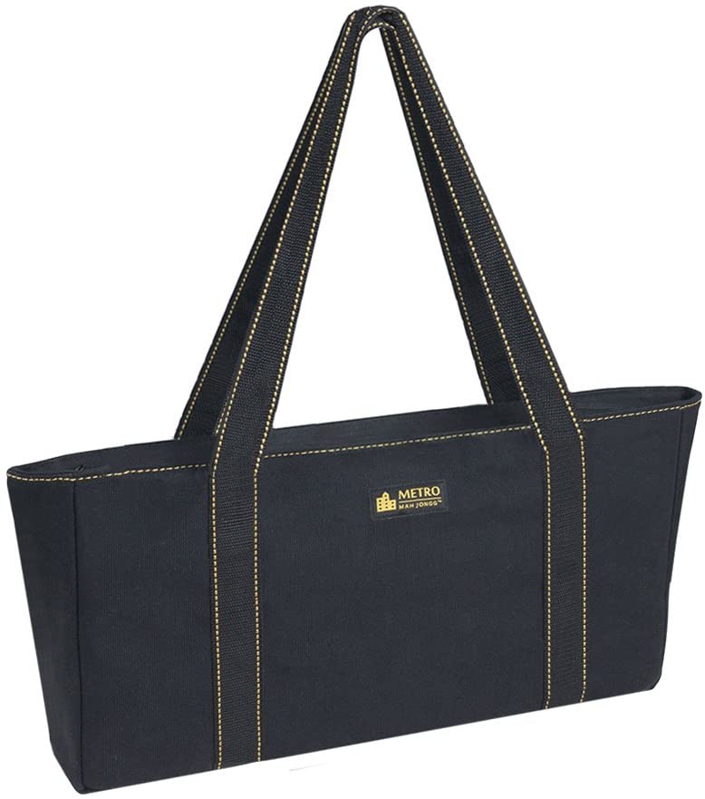 
                  
                    Metro Mah Jongg® Set - Ivory Tiles - All-In-One Rack/Pushers - Black Canvas Bag
                  
                